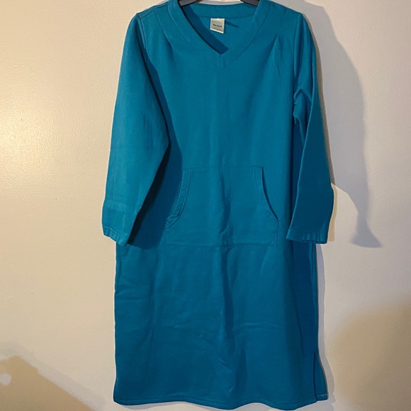 Blair Other - Blair Teal V-Neck Long Sleeve Sleep Dress
